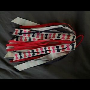 Girls pony tail confetti